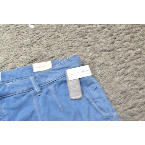 NEW Lane Bryant Blue Relaxed Bermuda Shorts Plus Size 22 Zip Solid - Picture 6 of 7